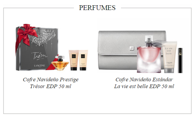 cofres perfumes LANCOME